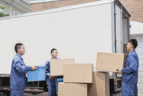 Professional movers handling apartment relocation in Switzerland
