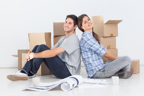 Unpacking boxes and organizing a new home in Switzerland
