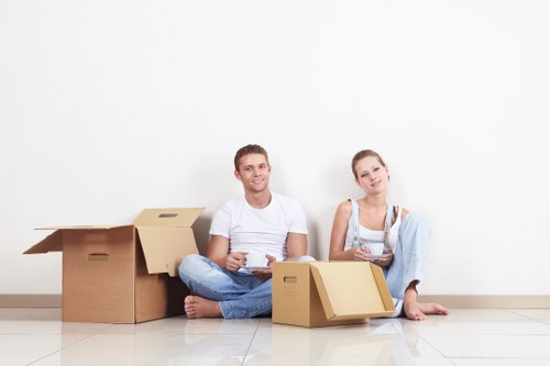 Local movers handling access and parking for an office relocation