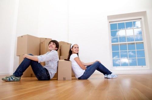 Delivery and unloading process for a UK to Switzerland move