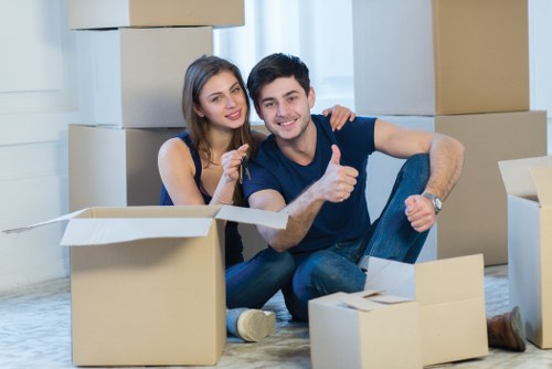 Local moving team planning a residential move in a Swiss city
