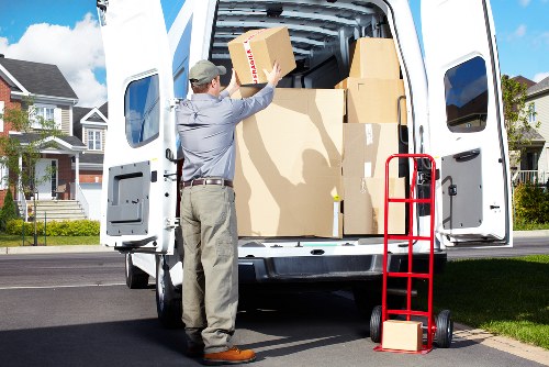 Staff assessing access risks before a relocation